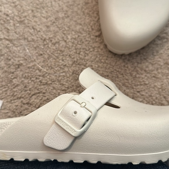 Birkenstock Boston EVA  Cream Clogs - Picture 3 of 6